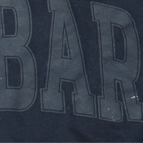 The Bar Varsity Sweatshirt Black Women’s Large - Picture 3 of 4